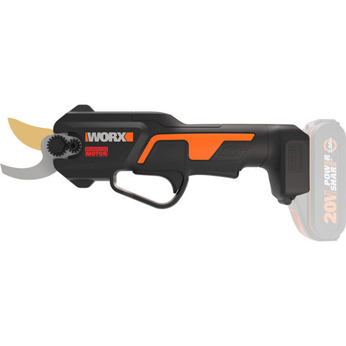 Worx Akku-Astschere WG330E.9 PowerShare 20 V Solo mit 25 mm Klingenlänge in Schwarz-Orange - Bild 2