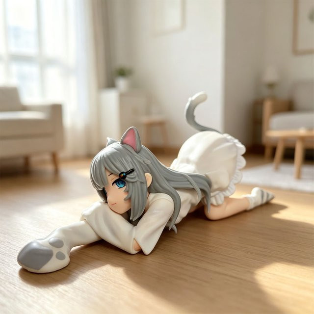 Bandai NachoNeko Figur, Katzenmädchen-Actionfigur, Einzelfigur - Bild 1