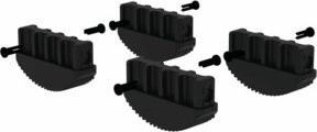 MUNK Günzburger Steigtechnik Innenschuh elektrisch ableitfähig für Leitern bis Baujahr 2004, Schwarz, B: 98 mm, T: 25 mm - Bild 1