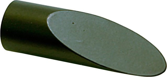 Gardinia Endknopf Memphis Lazio für Stangen in Edelstahloptik, 2er Pack, Silber - Bild 1