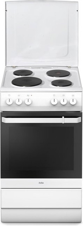 Amica SHE 11544 W Elektroherd in Weiß mit Kochfeld und Backofen