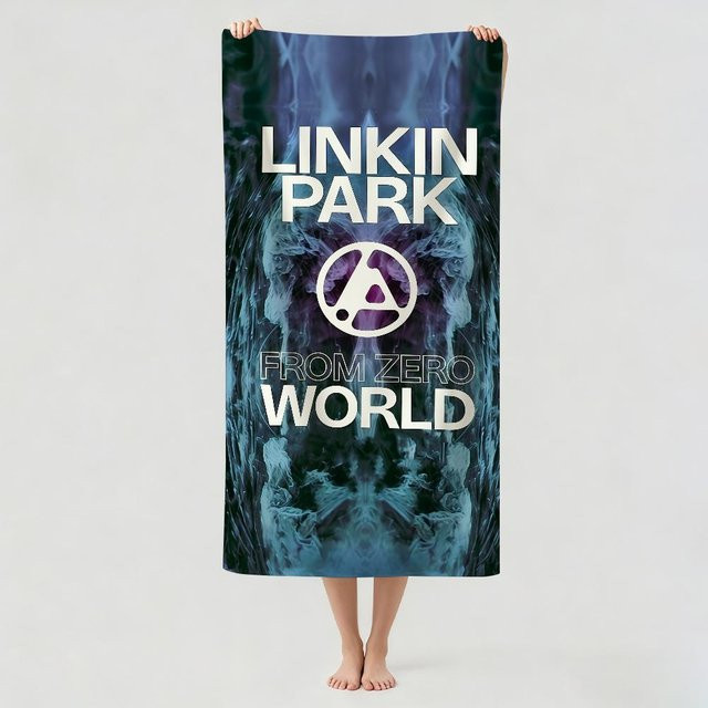 JINGYUE Pet Mikrofaser Handtuch Blau, schnelltrocknendes Badetuch für Schwimmen, Camping und Yoga, B/L: 50 x 100 cm - Bild 1