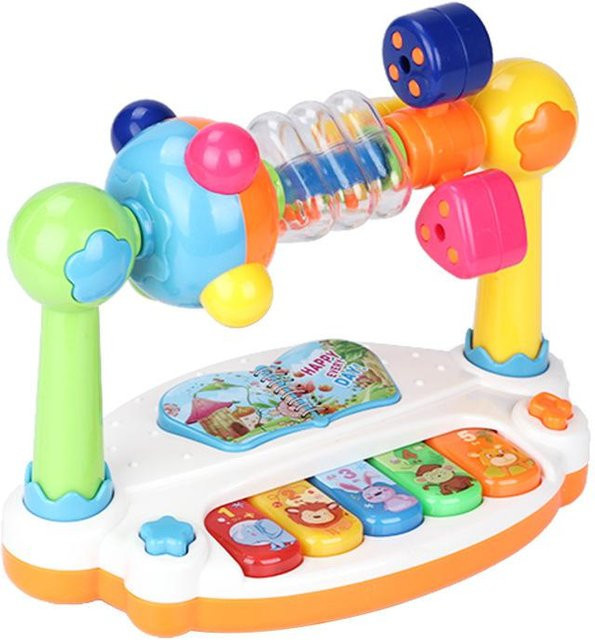 Kidsly Baby-Klavierspielzeug, mit Licht und Ton, ab 3 Jahre - Bild 1