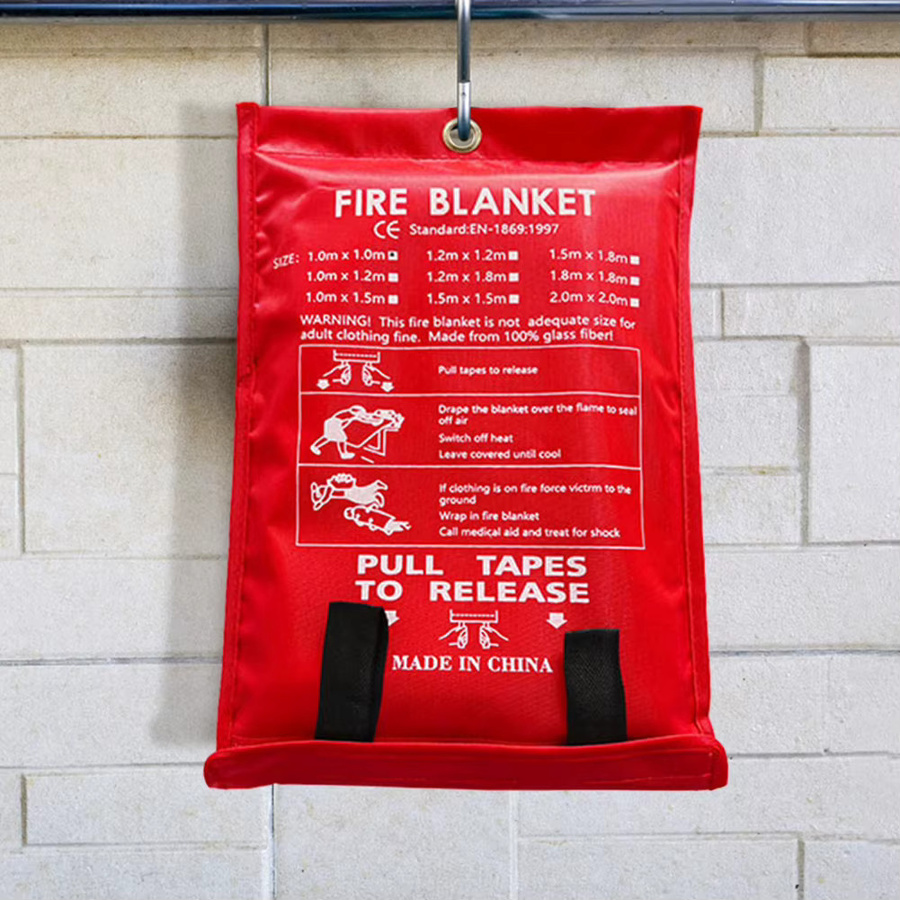 Flammhemmende Feuerlöschdecke aus Fiberglas für den Notfallschutz - Bild 3