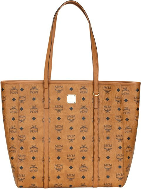MCM Handtasche, Monogramm Print, Braun Cognac, Damen - Bild 1