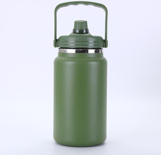 Yiran Furniture Thermosbecher aus Edelstahl für Outdoor und Sport, 3930 ml, Schwarz, Blau, Grün, Weiß - Bild 1
