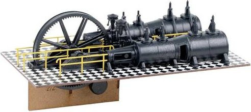 Faller Dampfmaschine, H0, 1:87, Schwarz - Bild 1