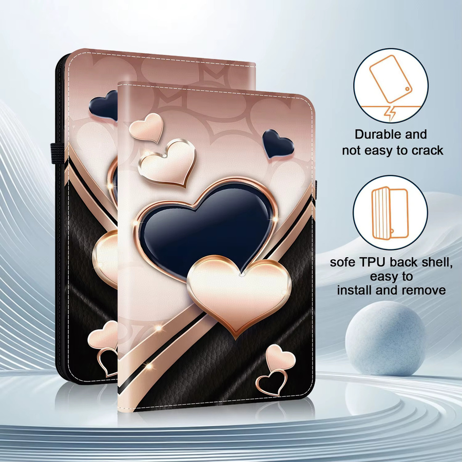 PU-Leder Tablet Hülle mit Standfunktion für Nokia T21 10,4 Zoll, T20 10,4 Zoll und T10 8,0 Zoll, Mehrfarbig - Bild 2