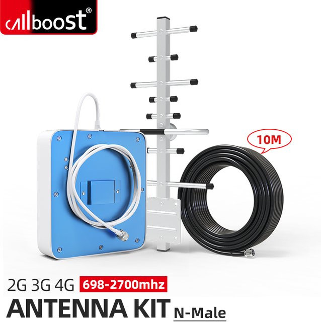 Call boost Yagi Antenne Vollband für Mobilfunkverstärker 4G/LTE, Außen-Panel-Antennen-Kit in Blau - Bild 1