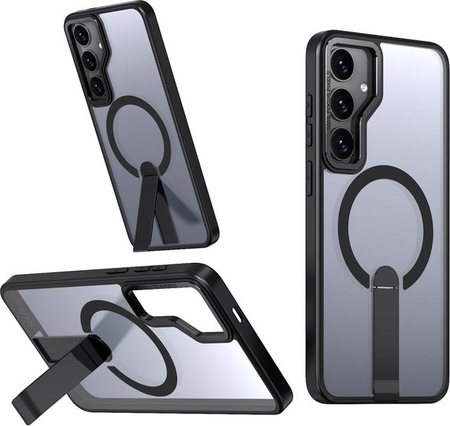 MagSafe Magnetische Ladestation Handyhülle für Samsung S26 Ultra, S25 Edge, S24, S23 Plus und S24 FE, Transparent - Bild 1