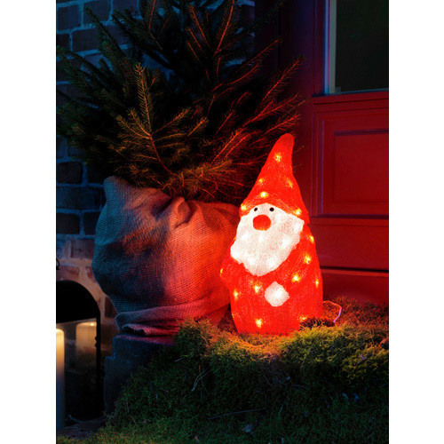 Konstsmide LED Weihnachtsmann Acryl-Figur in Rot und Weiß mit 40 warmweißen Dioden - Bild 3