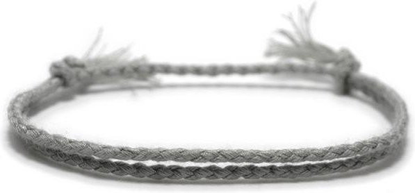 Meetvii Armband, Baumwolle, gray, Unisex, 20cm - Bild 1