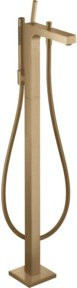Hansgrohe Axor Citterio Einhebelmischer für die Badewanne, bodenstehend, Messing, Farbe: Brushed Bronze - Bild 1