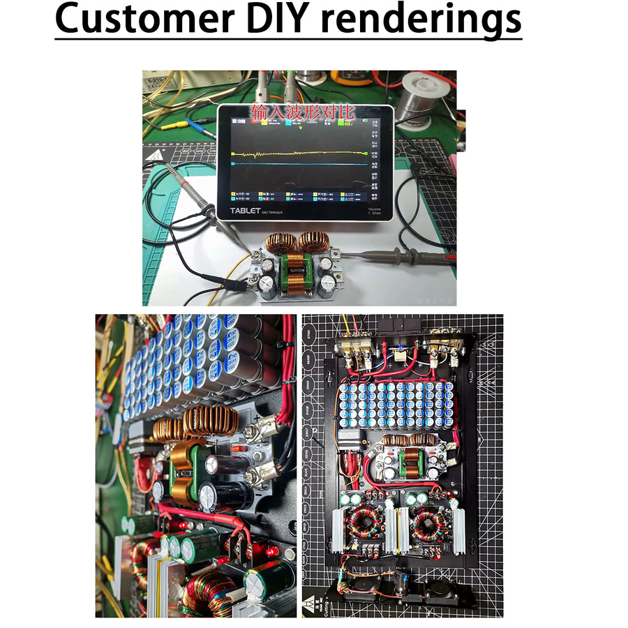 DYKB DC LC EMI-Filter zur Rauschunterdrückung für Auto-Audio-Verstärker und Netzteile, 12V, Multicolour - Bild 3