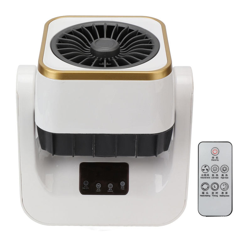Tragbare elektrische Mini-Heizung Igeteck in Weiß mit Fernbedienung und Thermostat - Bild 3
