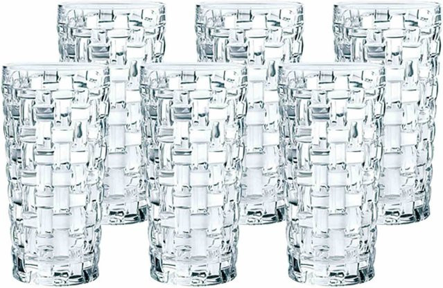 Nachtmann Bossa Nova Longdrinkgläser Tumbler aus Glas, transparent, 6er Set, 395 ml pro Glas - Bild 1