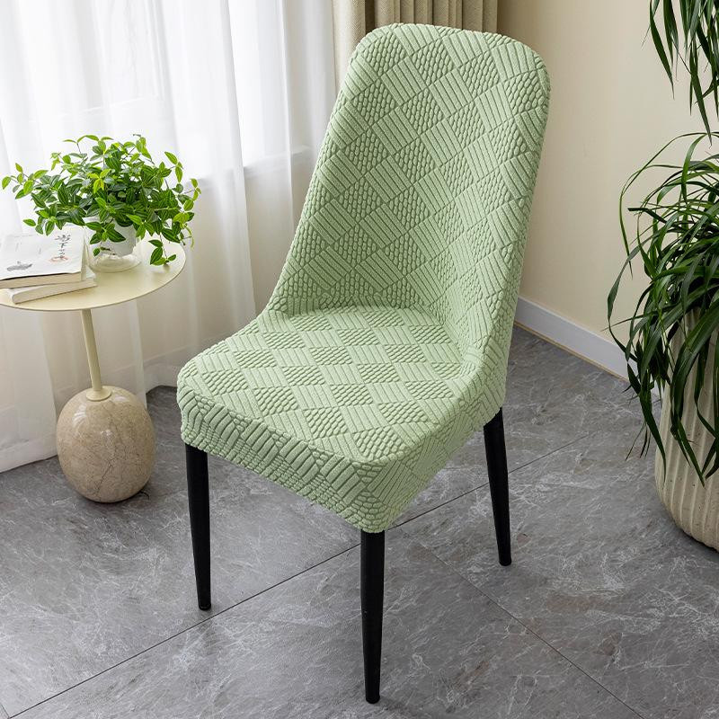 Yiran Furniture Elastische Stuhlbezüge in Halbkreisform, Grün, B/T/H: 40 x 40 x 40 cm - Bild 2