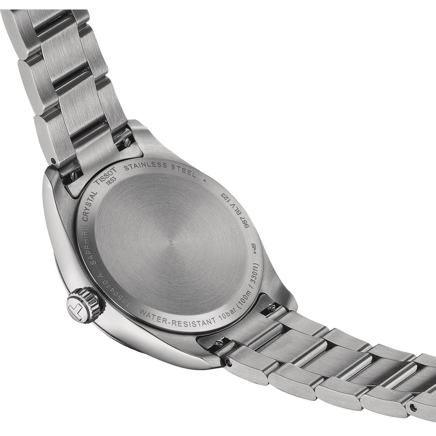 Tissot Damenuhr PR 100, 34 mm, 10 ATM
Tissot Herrenuhr Edelstahl, eisblaues Zifferblatt, blau - Bild 2