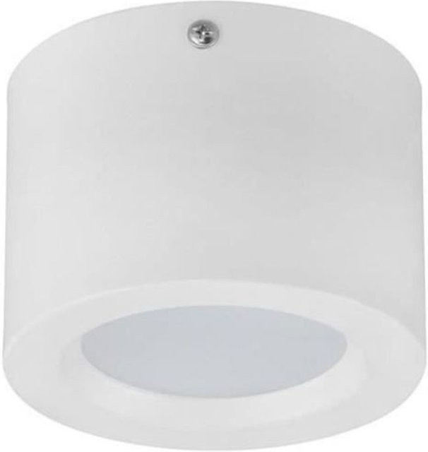 Moderne runde LED Deckenleuchte in Weiß mit 5W und 4200K Neutralweiß - Bild 1