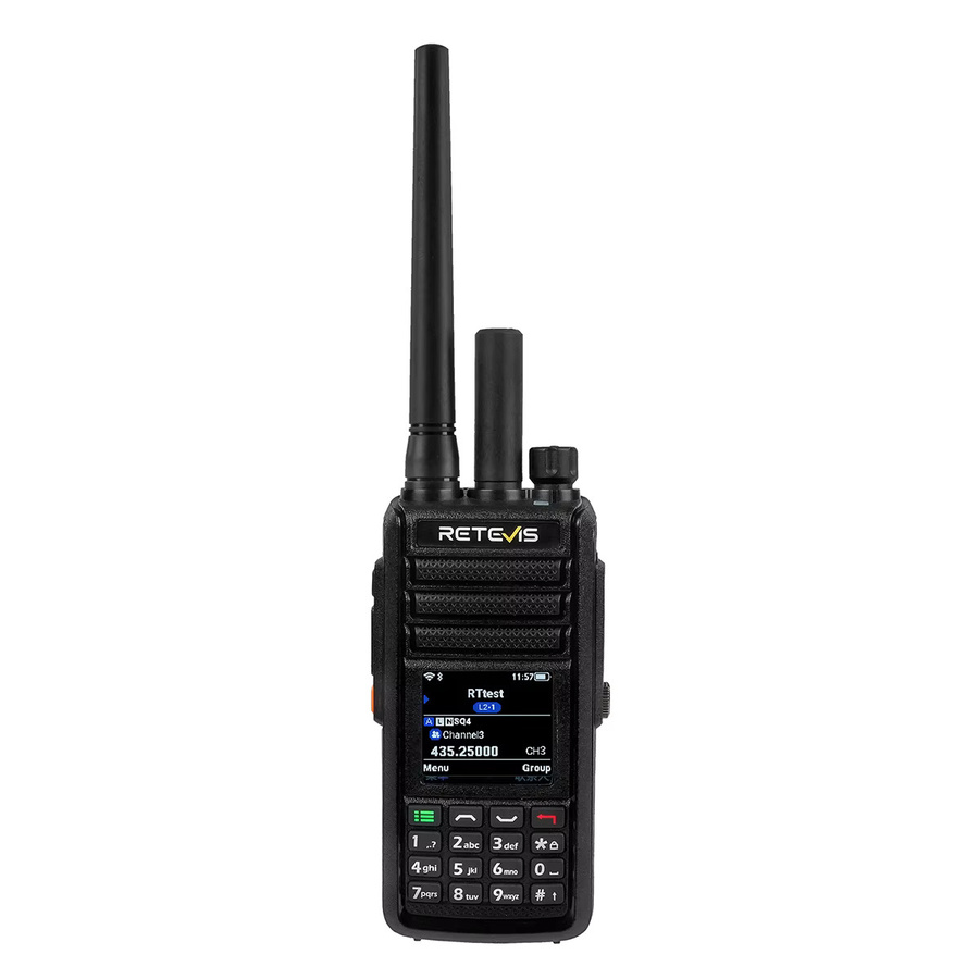 Retevis MateTalk L2 Global 4G POC Walkie Talkie Dual SIM UHF VHF Dual Mode mit Bluetooth in Schwarz - Bild 3