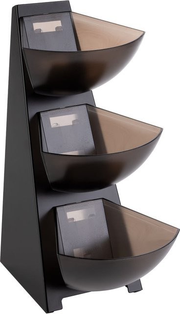 APS Gestell MULTI RACK 3-stufig Schwarz B: 19,5 cm, T: 28 cm, H: 41 cm - Bild 1