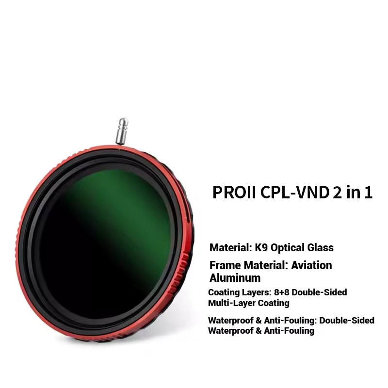 Haida PROII CPL-VND 2-in-1 Variabler Polarisationsfilter und ND-Filter mit Mehrschichtbeschichtung, Schwarz - Bild 3