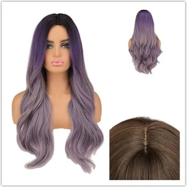 Waverly Perücke, lange gewellte Ombre-Blondine, synthetisch, 26inches, beige - Bild 1