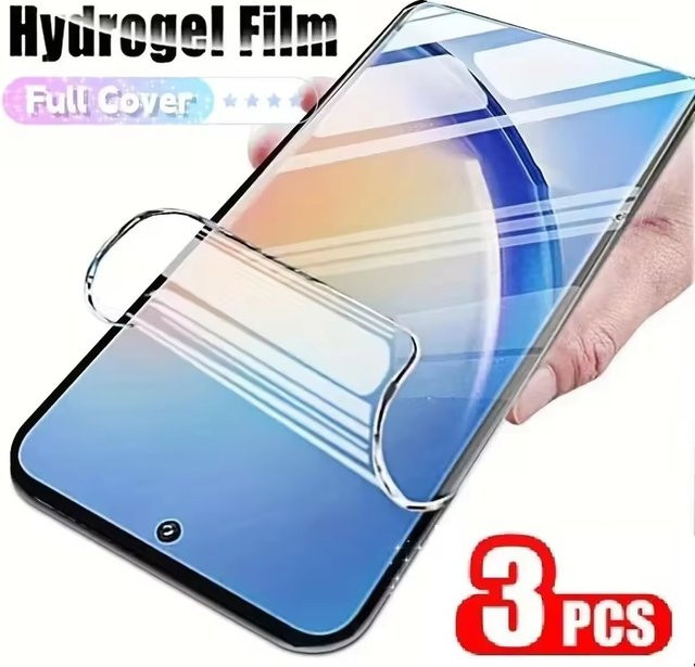 HD Hydrogel-Displayschutzfolie für Xiaomi Poco F7 Pro X7 Pro F6 M6 C75 X5 5G transparent - Bild 1