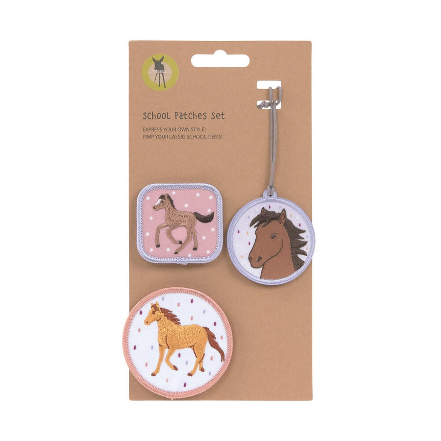 Lässig Patches und Anhänger 3er Set, Pferd, Kinder - Bild 1