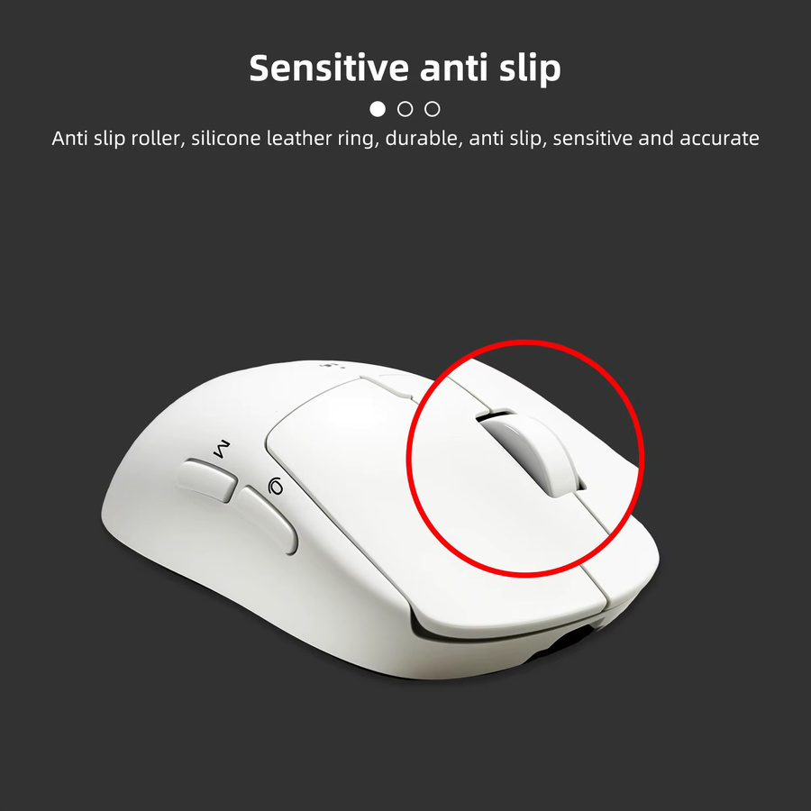 Intelligente KI-Maus mit Spracheingabe und Mehrsprachiger Übersetzung in Weiß - Bild 3