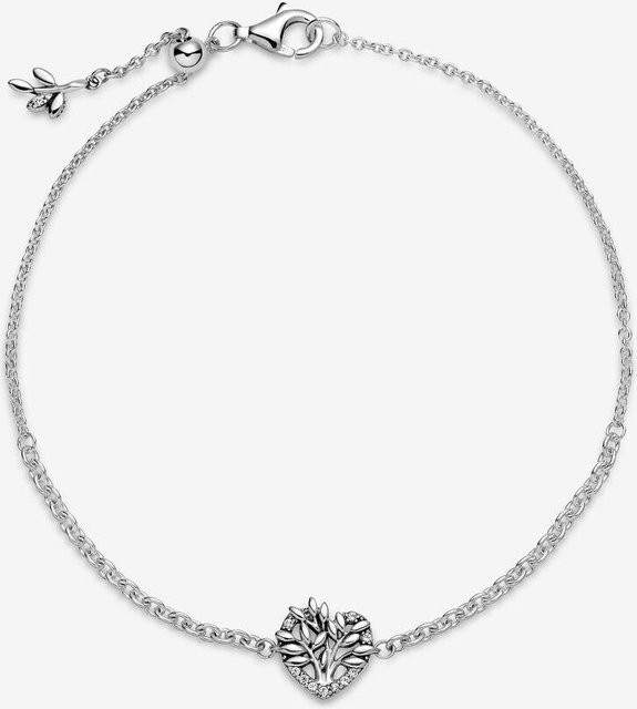 Kette Armband Herz, 925 Sterlingsilber, Unisex - Bild 1