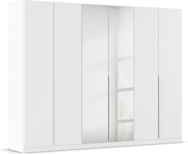 RAUCH Alabama Drehtürenschrank mit Spiegel in Weiß für Schlafzimmer und Kinderzimmer - Bild 1