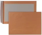 POSTHORN Papprückwandtasche DIN C4 selbstklebend braun, 100er Packung - Bild 1