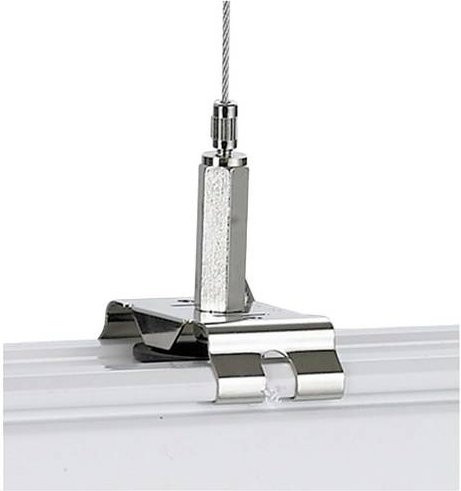 Opple LED Trunking Cord Seilabhängung in Silber aus Metall, Länge: 3 m - Bild 1