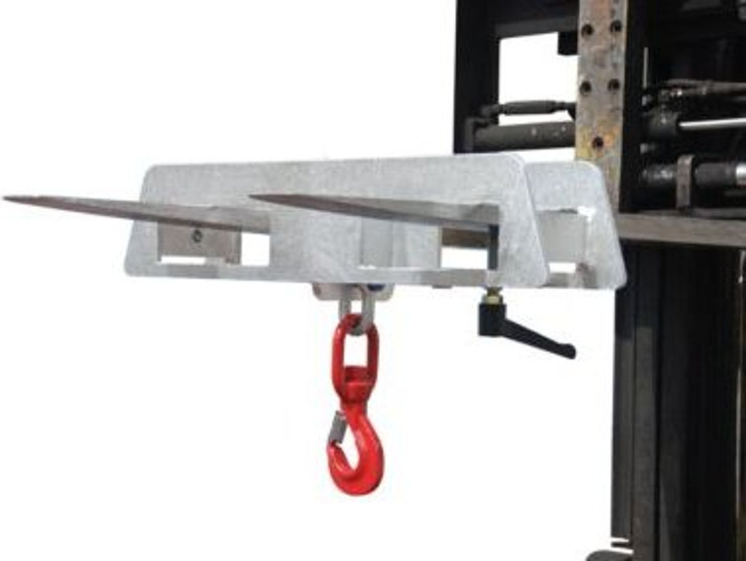 Bauer Lasthaken LH 2 mit 5000 kg Tragkraft in Silber und Orange - Bild 2
