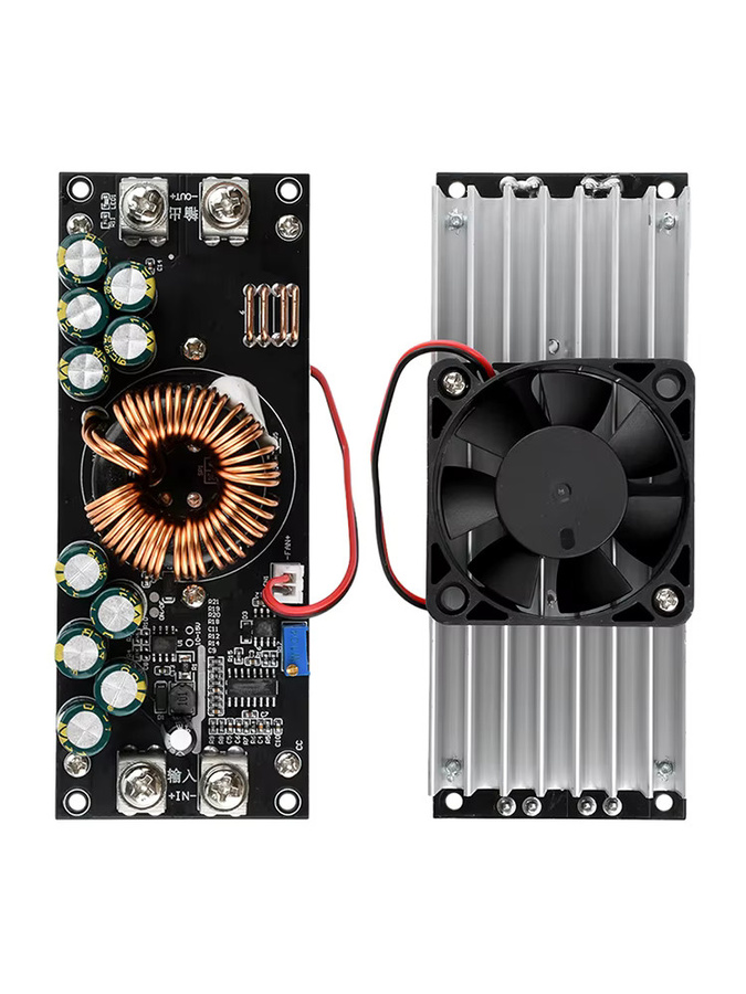 Gaqqee DC-DC-Abwärts-Stromversorgungsmodul mit 1200W/1500W, einstellbar von DC 15V–90V zu DC 2.5V–72V - Bild 5
