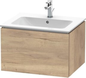 Duravit Waschtischunterschrank L-Cube wandhängend in Braun, B/T/H: 62 x 40 x 48,1 cm - Bild 1