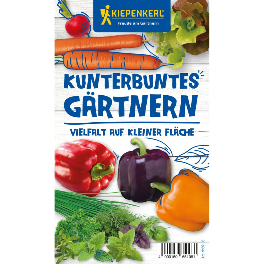 Kiepenkerl Gemüsesamen-Set Kunterbuntes Gärtnern für Balkon und Terrasse - Bild 2