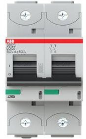 ABB S802S-UCK20 Leitungsschutzschalter 20A 500V Grau - Bild 1
