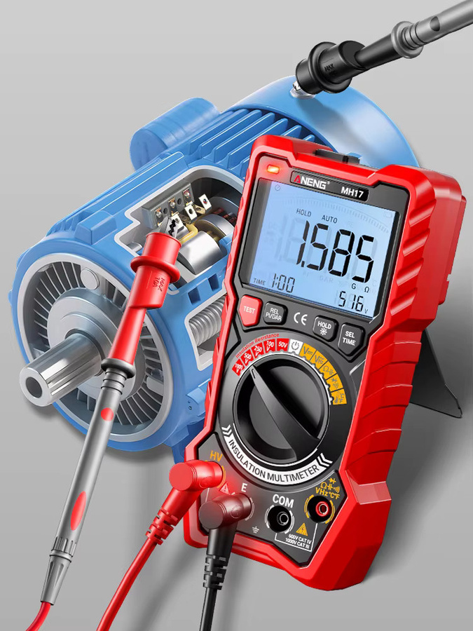 ANENG MH17 Digitales Multimeter und Megohmmeter zur Messung von AC/DC Spannung, Widerstand und Dioden mit 19999 Zählrate - Bild 6
