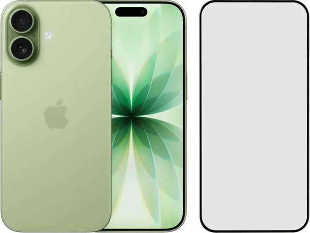 Apple iPhone 17 Smartphone 512GB Grün mit BlueBuilt Panzerglas - Bild 1