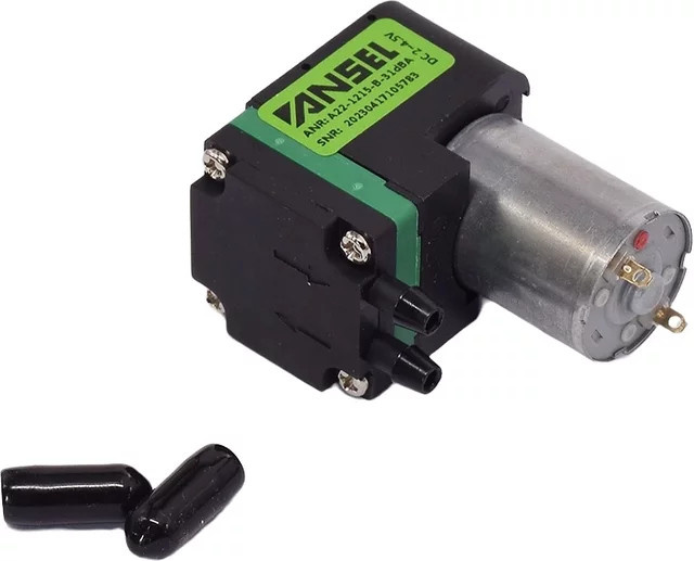 ANSEL DC 2 Micro 130 Kolben Membran Luftpumpe als Mini Saug- und Vakuumpumpe für Luft- und Gaserkennung sowie Probenahme - Bild 1
