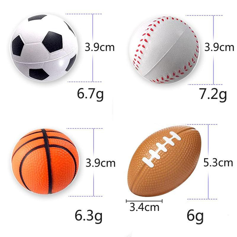 Fashnics Mini-Schaumstoffbälle Sport Spielzeug Bunt / Mehrfarbig - Bild 3