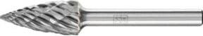PFERD Hochleistungsfrässtift CAST Spitzbogen SPG aus Hartmetall in Silber, Durchmesser: 12 mm, Länge: 25 mm, Schaft-Durchmesser: 6 mm, für Gußeisen - Bild 1