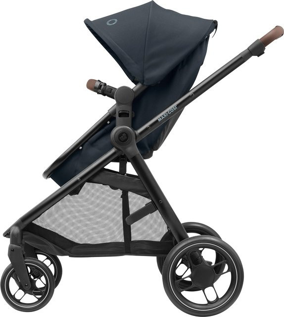 Maxi-Cosi Zelia Kombi-Kinderwagen in Grau mit Federung und Regenverdeck - Bild 1