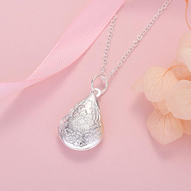 Wucifang Jewelry Halskette mit Bilderrahmen-Anhänger, 925 Silber, Damen - Bild 1