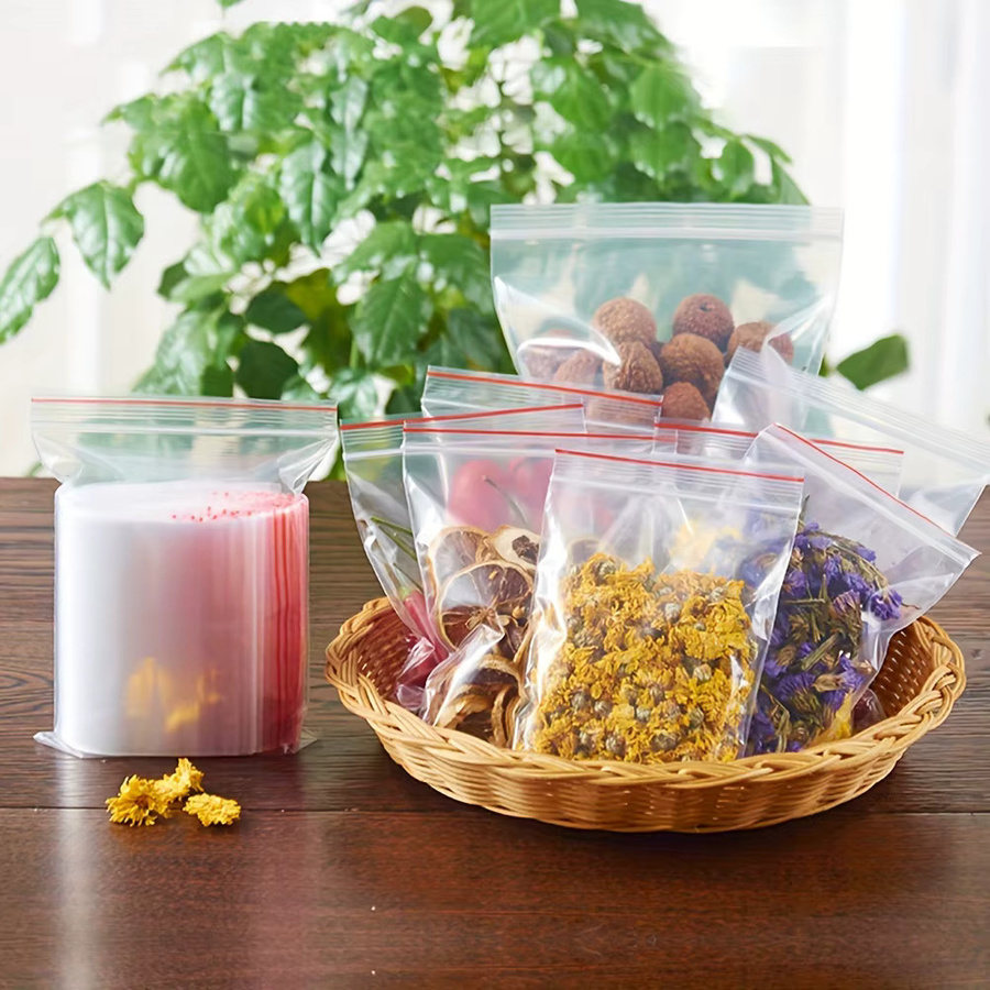 100 Stück Selbstklebende PE Plastikbeutel in Transparent für Diamantmalerei-Zubehör und Geschenke - Bild 2