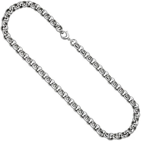 Colfem Erbskette 925 Sterling Silber, 1,0 mm, 50 cm, Unisex - Bild 1