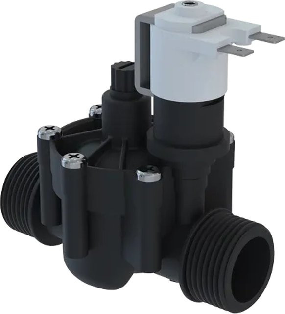 Delabie Magnetventil G1B 12 V für TEMPOMATIC WC und Urinal in Schwarz - Bild 1