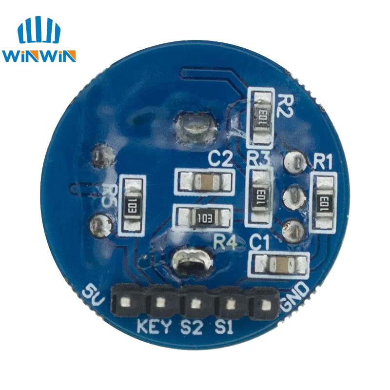 AITEWIN ROBOT EC11 Drehgeber Modul mit Audio-Drehpotentiometer und Knopfkappe für Arduino-Entwicklungen - Bild 3